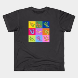 Moroccan Argan pop art Kids T-Shirt